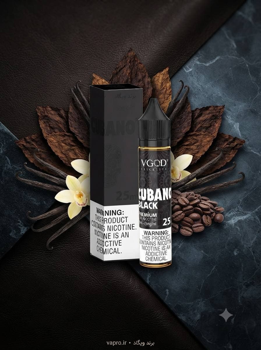 سالت کوبانو بلک ویگاد | Vgod LIQ Cubano Black