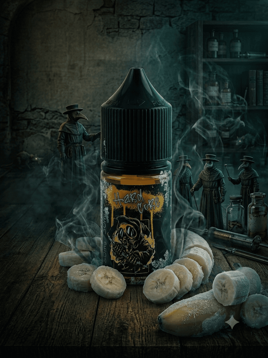 سالت هاردکور 30 میل طعم موز یخ | Hardcore Banana Ice Salt 30ml