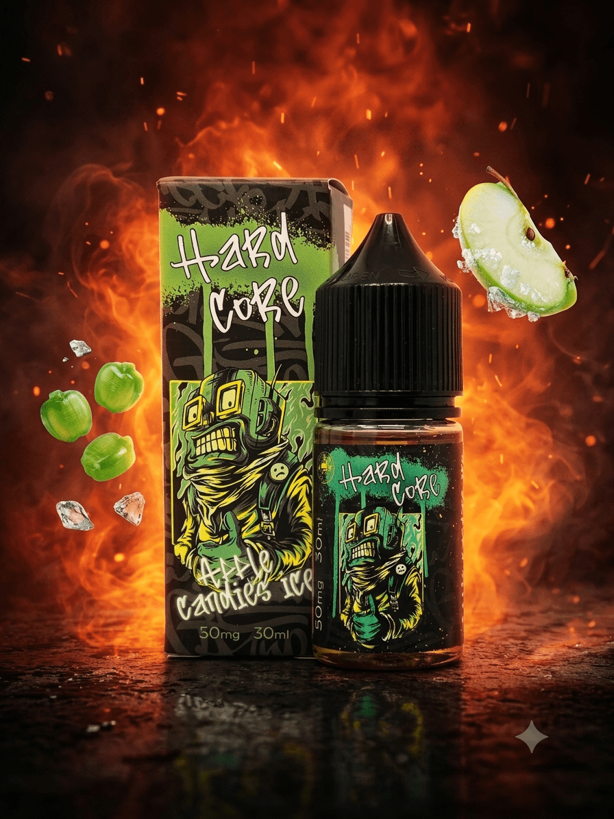 سالت هاردکور 30 میل طعم سیب آبنبات یخ | Hardcore Candy Apple Ice Salt 30ml